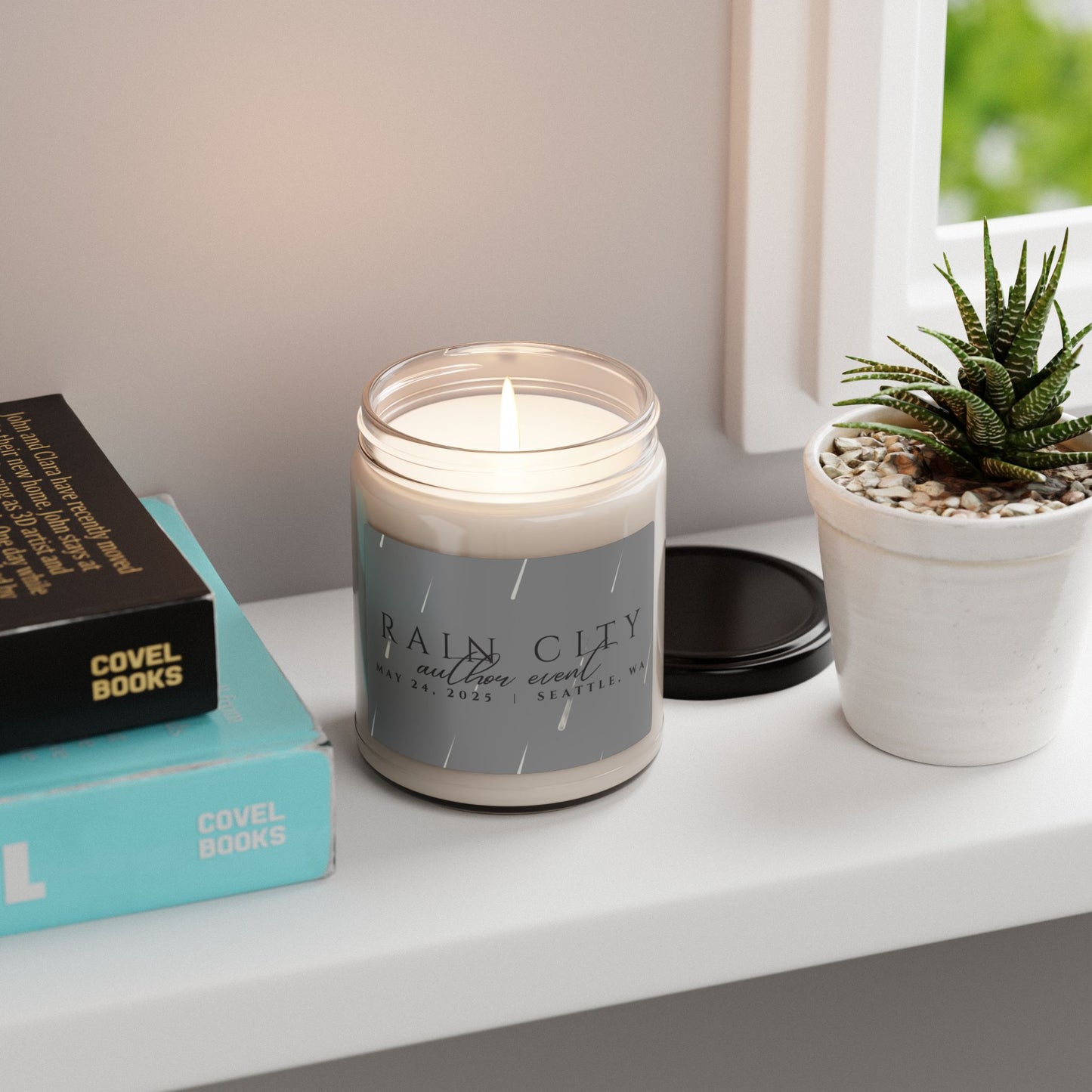 Rain City Author Event Scented Soy Candle, 9oz