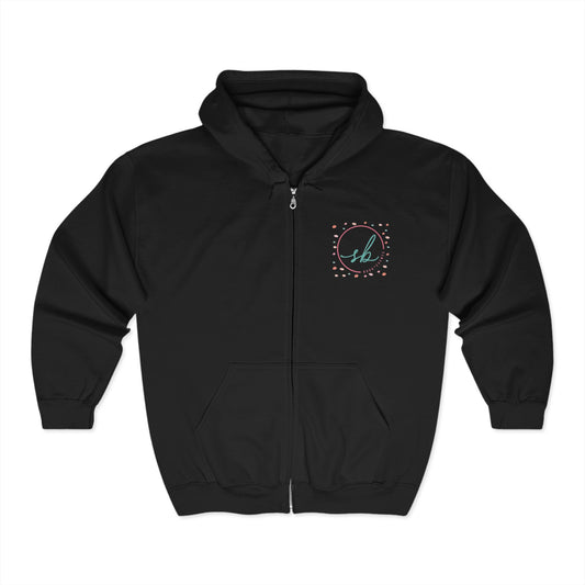 Southern Belle Book Events Zip Hoodie - Cozy Unisex Sweatshirt for Book Lovers