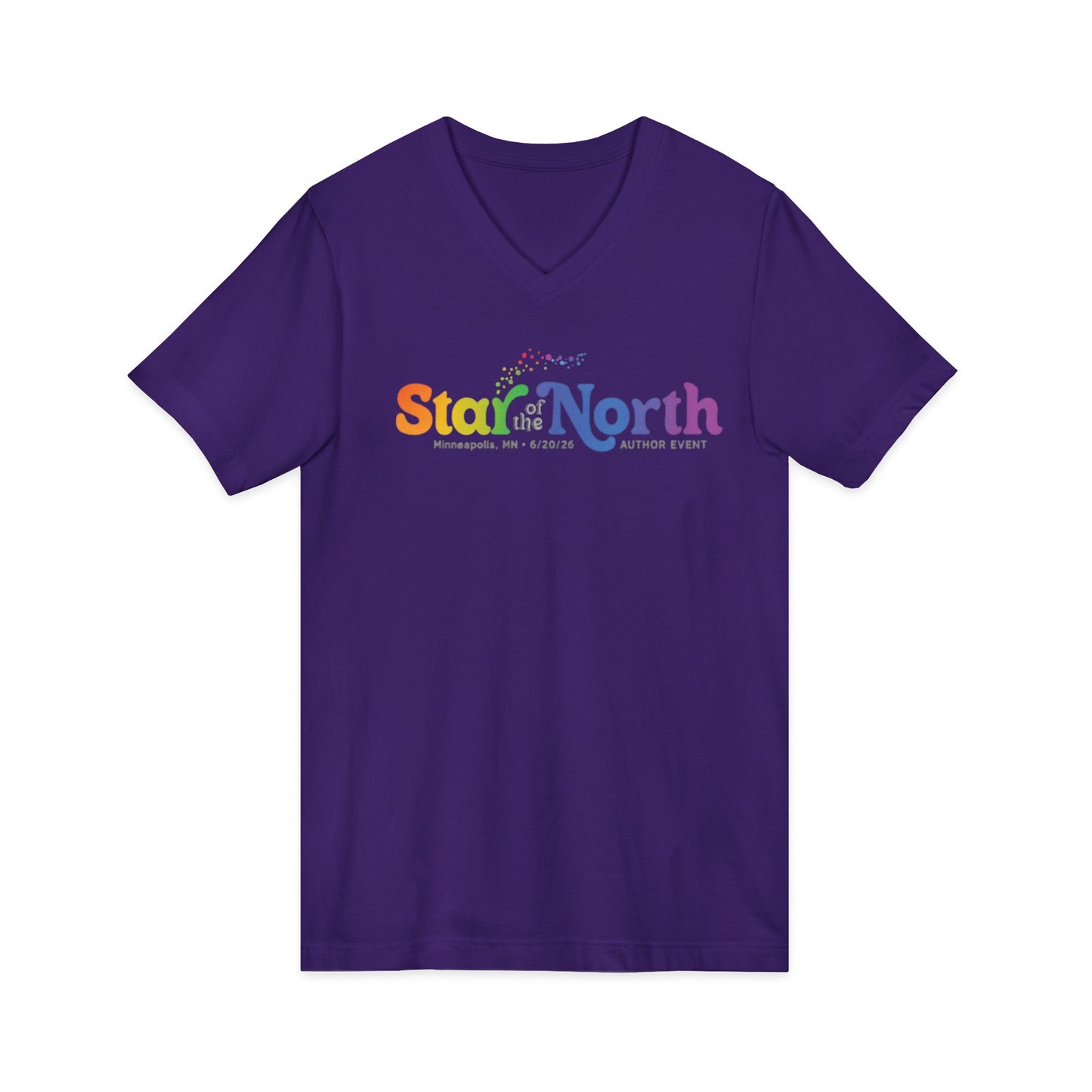 Star of the North Unisex Jersey Short Sleeve V-Neck Tee Version 3