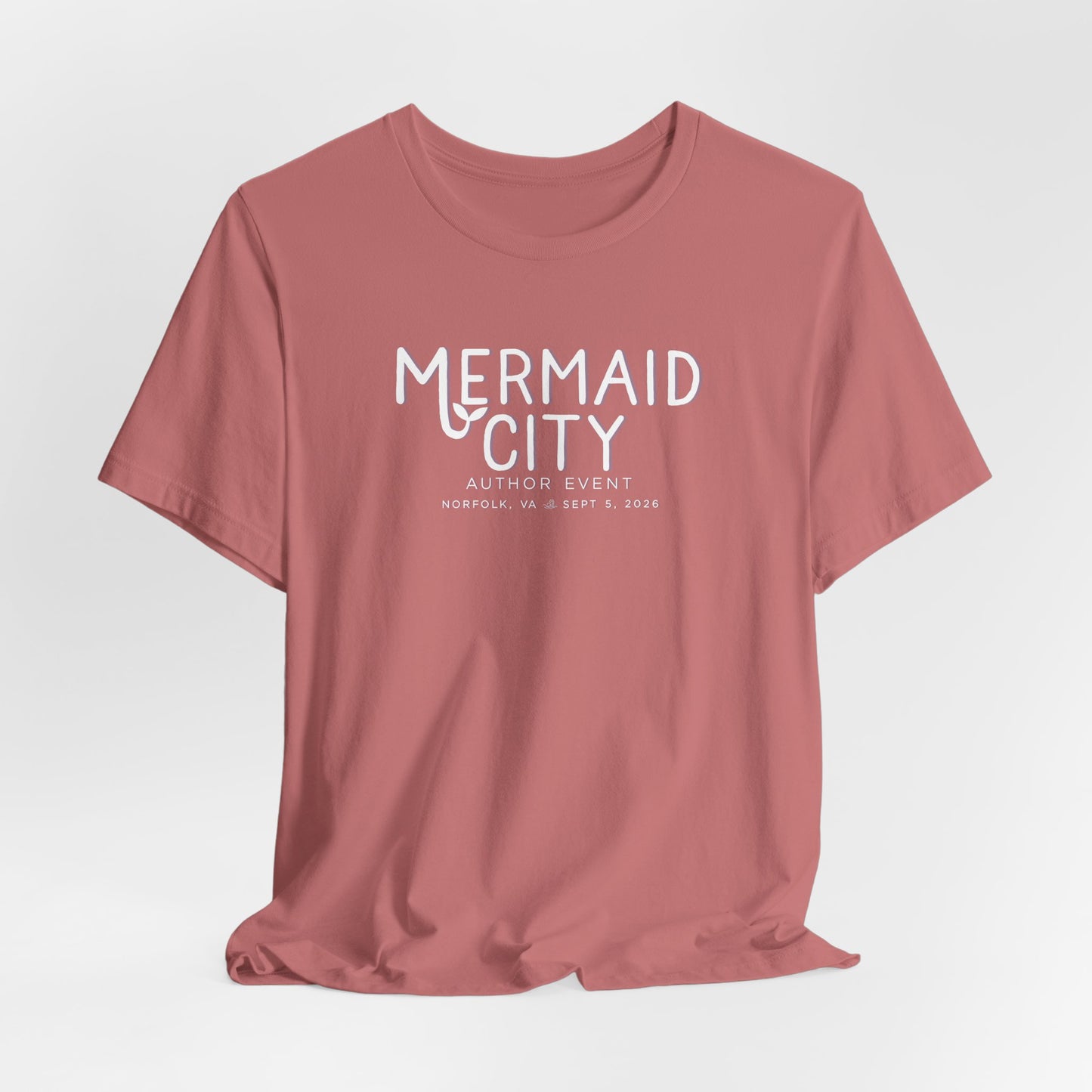 Mermaid City Author Event Unisex Short Sleeve Tee