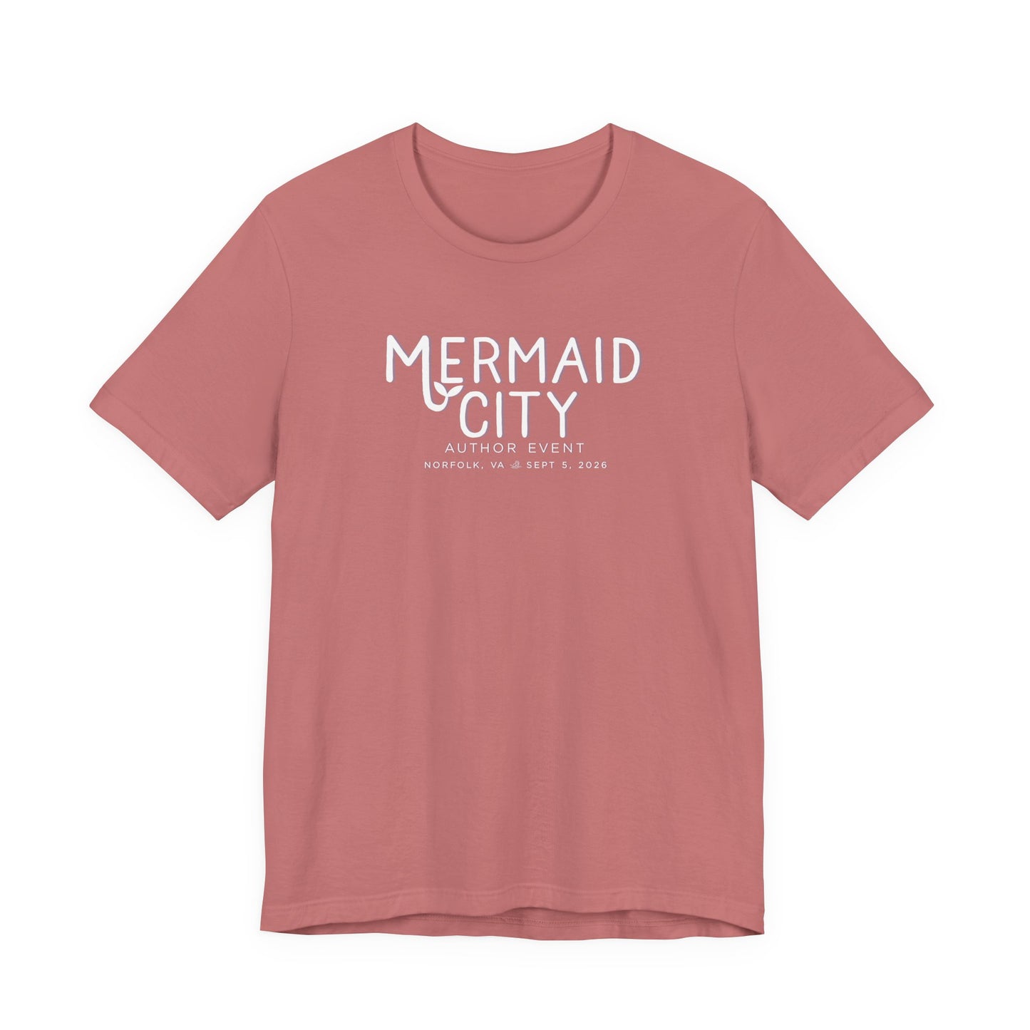 Mermaid City Author Event Unisex Short Sleeve Tee