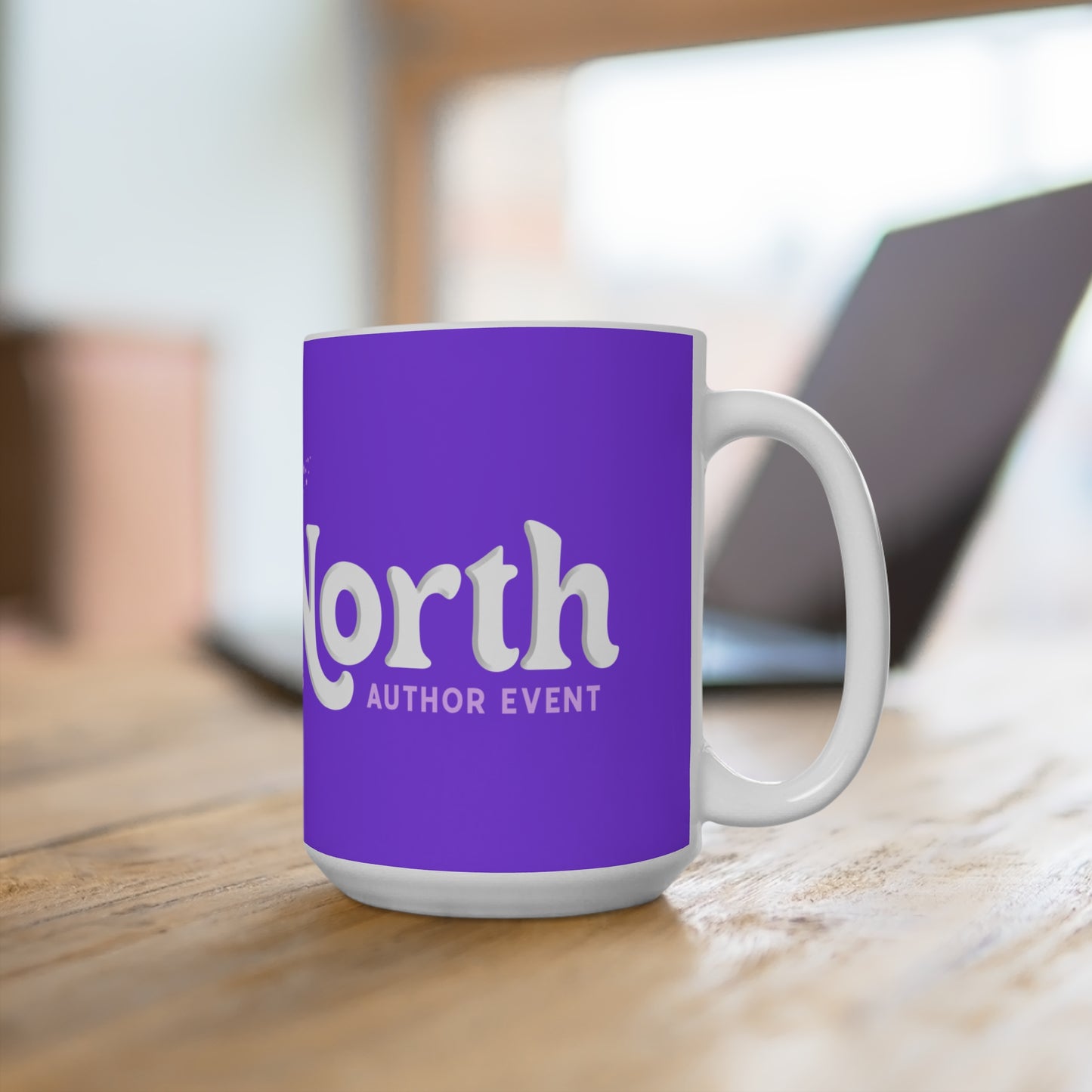 Purple Star of the North 15 oz Mug