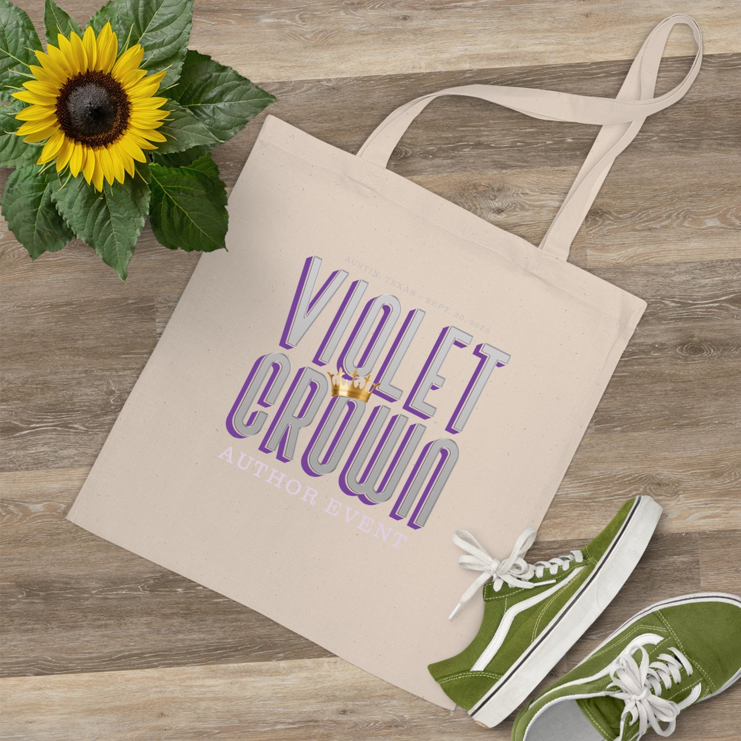 Violet Crown Author Event Tote Bag
