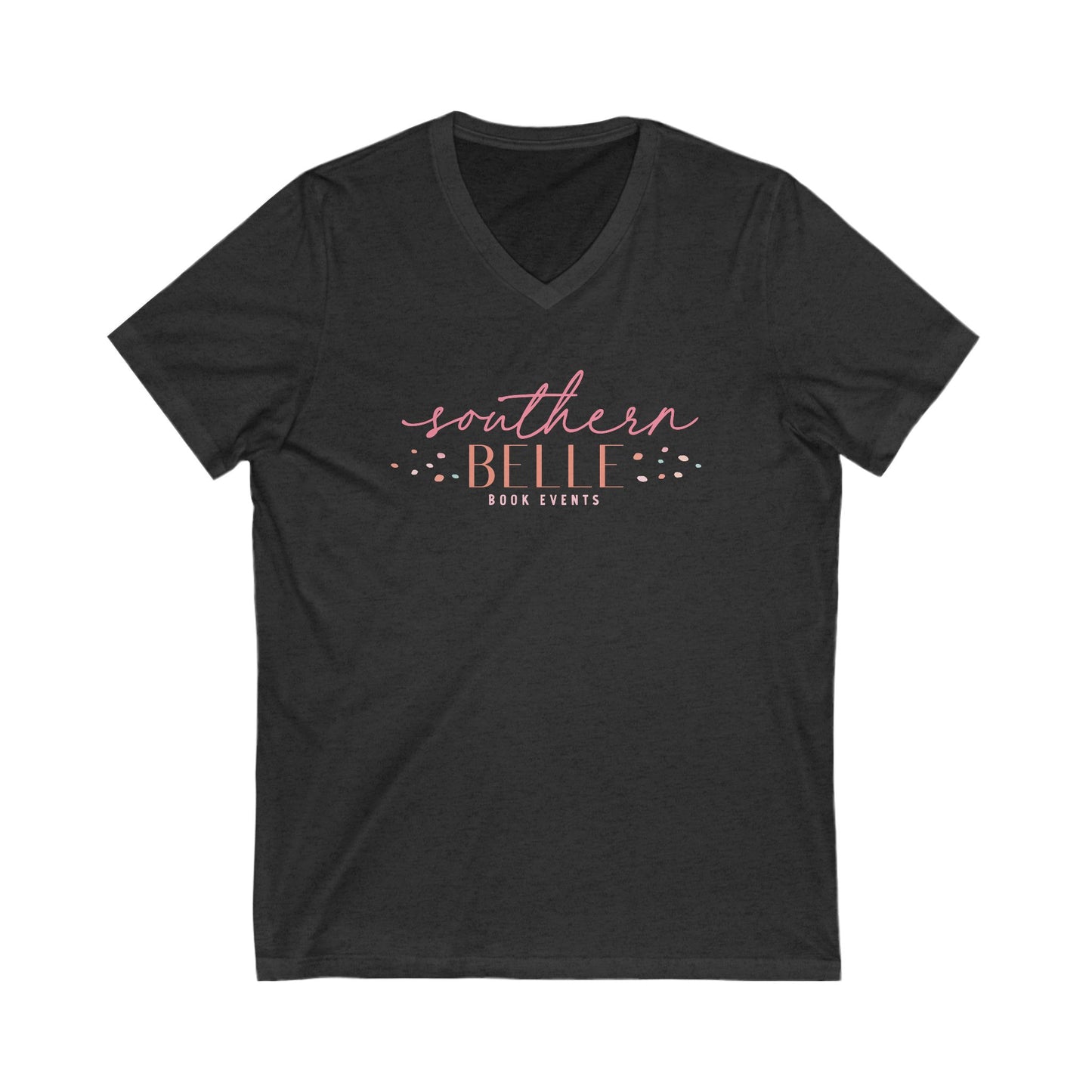Southern Belle Book Events Unisex Jersey Short Sleeve V-Neck Tee