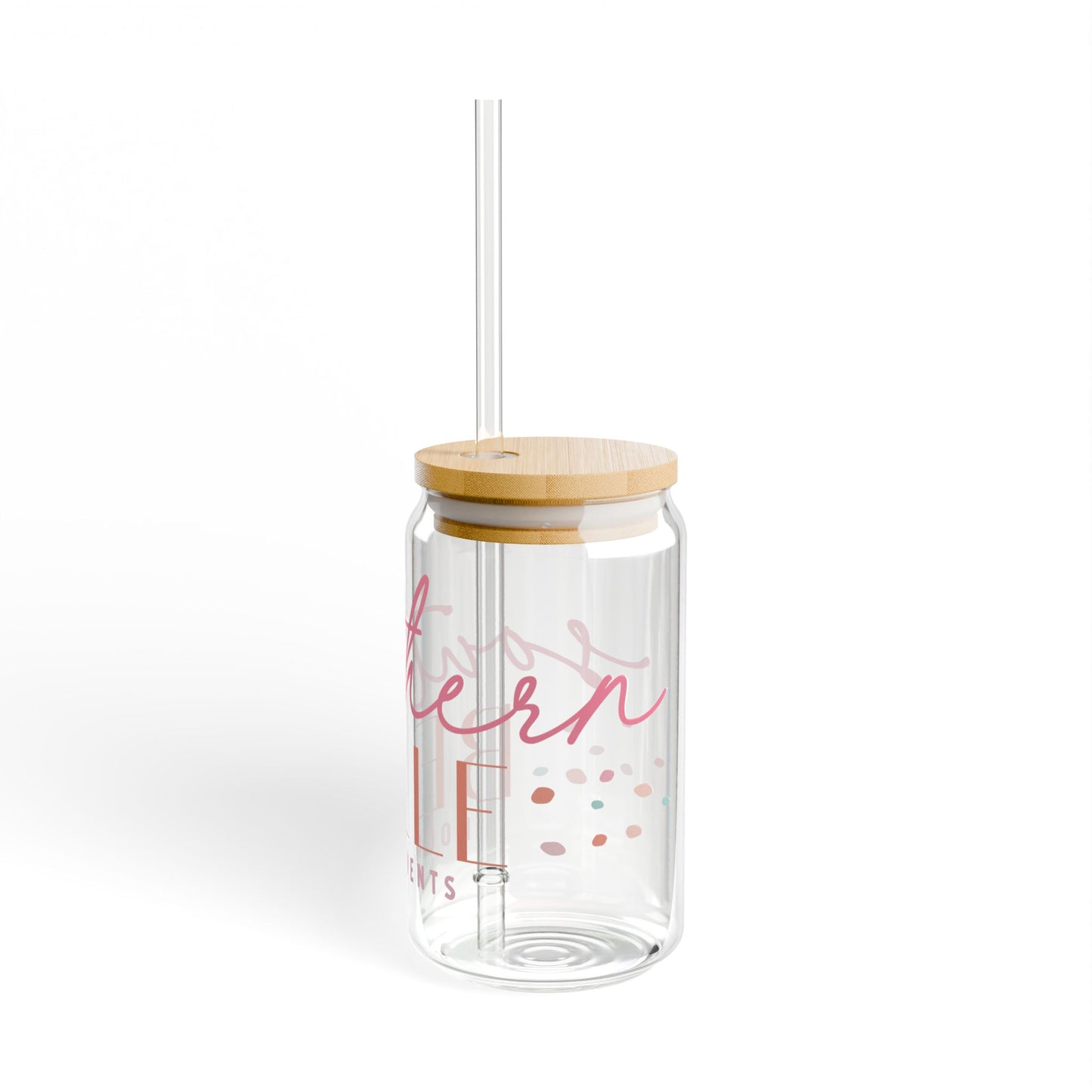 Southern Belle Book Events Sipper Glass, 16oz Version 2