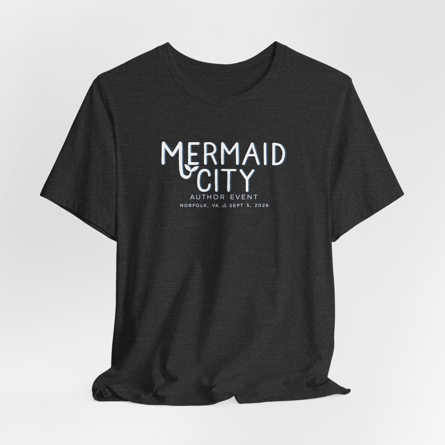 Mermaid City Author Event Unisex Short Sleeve Tee