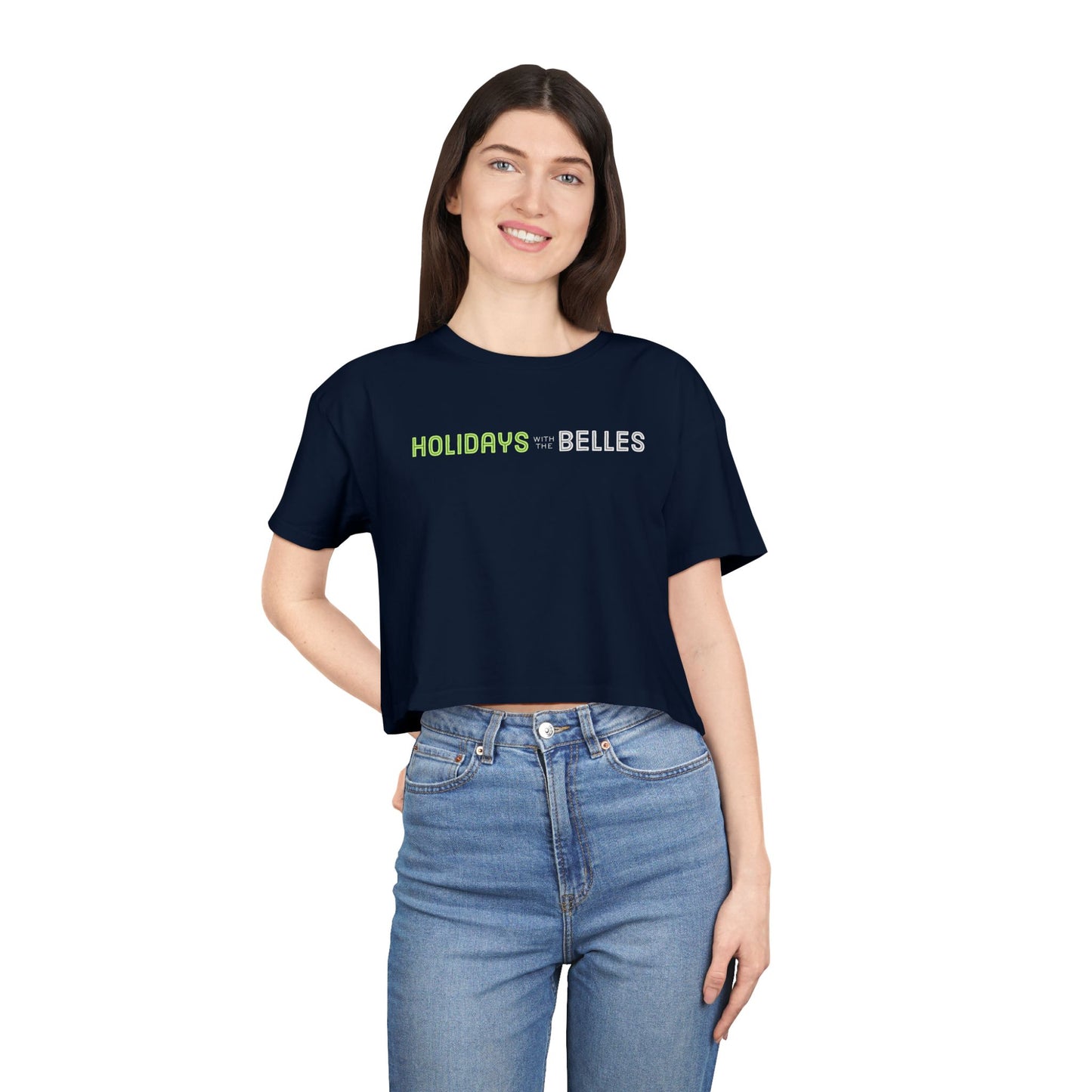 Holidays with the Belles Women's Crop Tee
