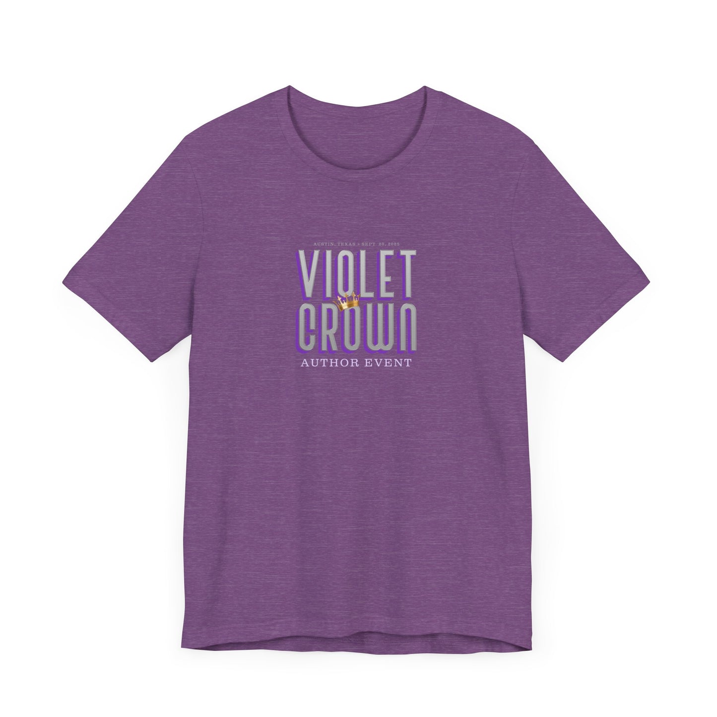 Violet Crown Author Event Unisex Short Sleeve Tee