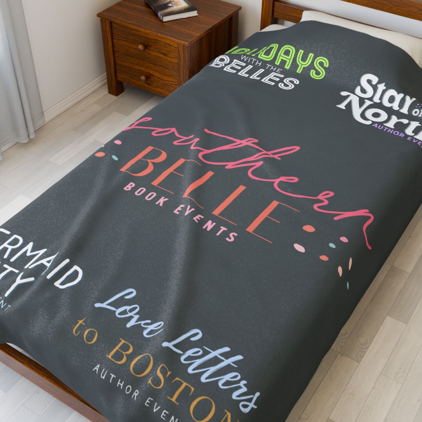 2026 Southern Belle Book Events Cozy Velveteen Plush Blanket Version 2