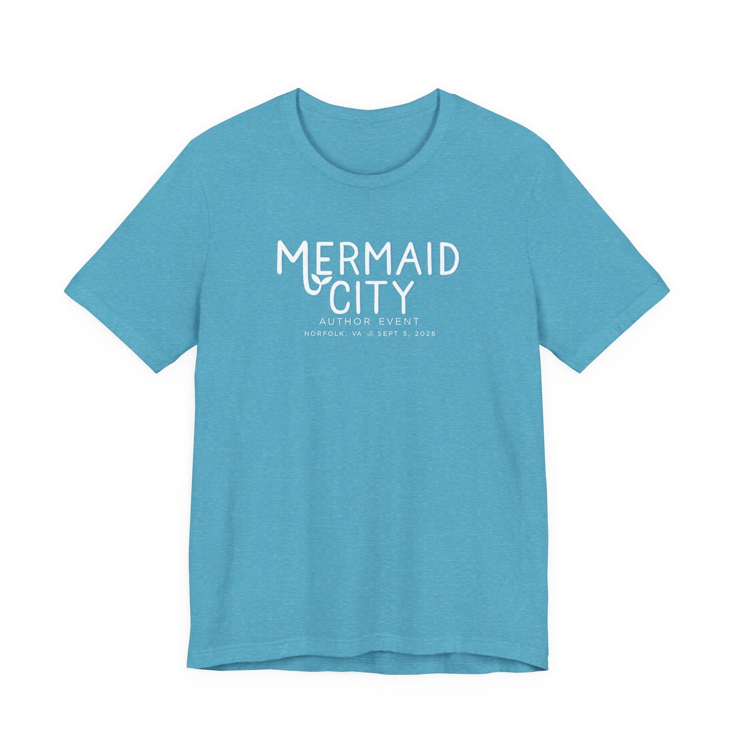 Mermaid City Author Event Unisex Short Sleeve Tee