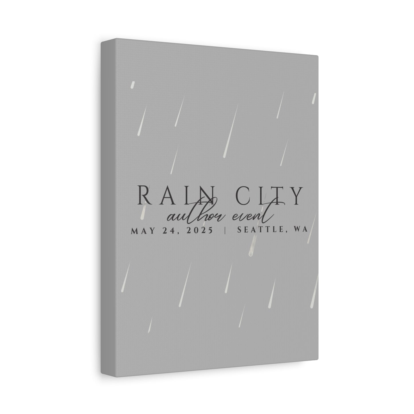 Rain City Author Event Canvas