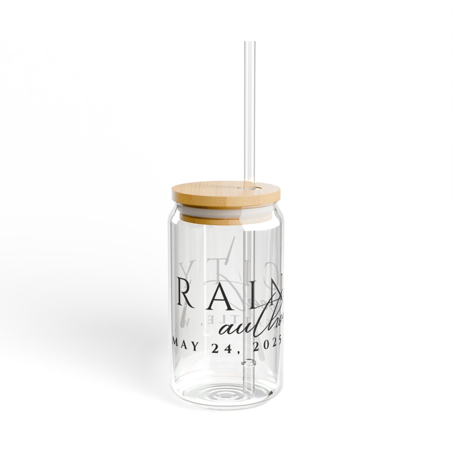 Rain City Author Event Sipper Glass, 16oz