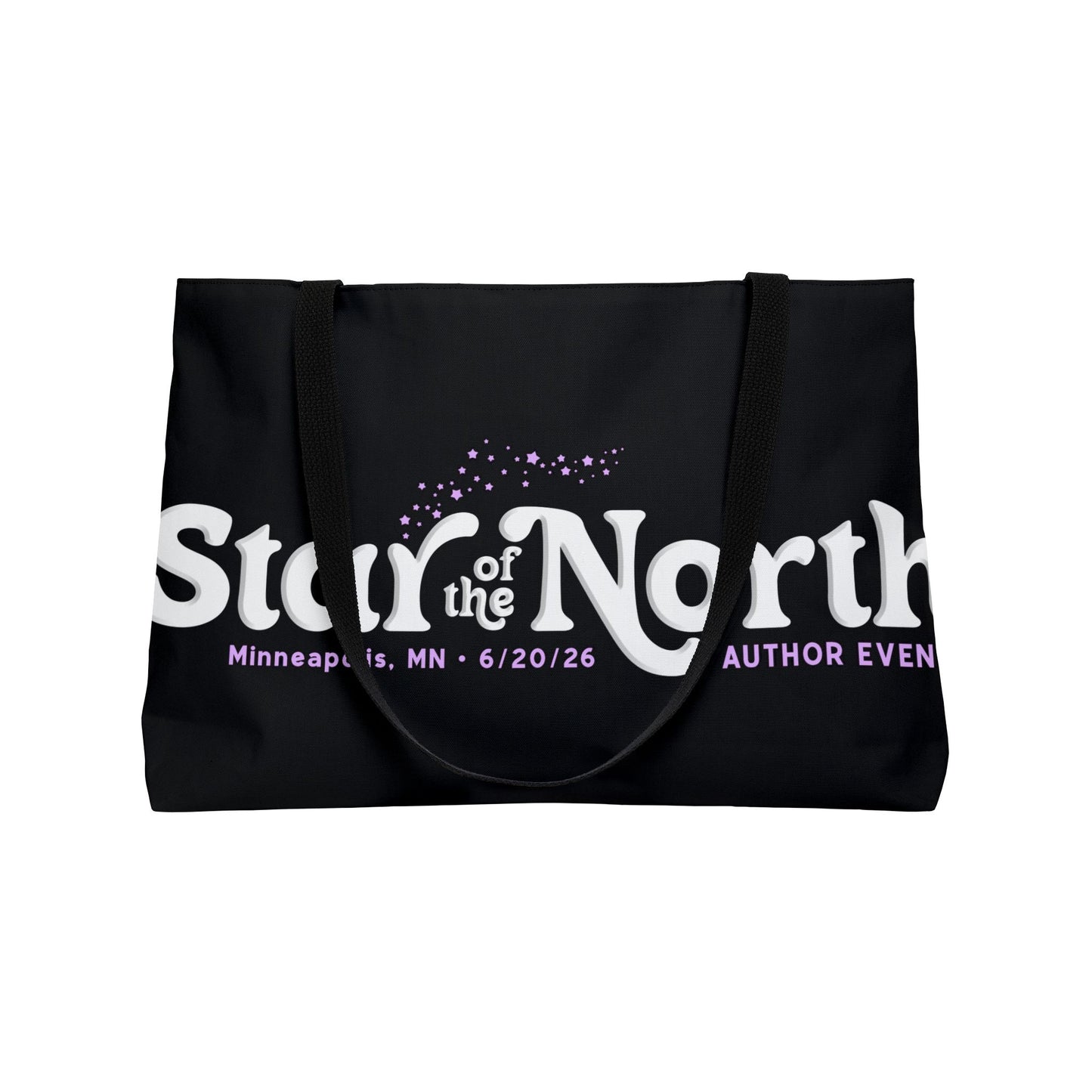 Star of the North Weekender Tote Bag - Black