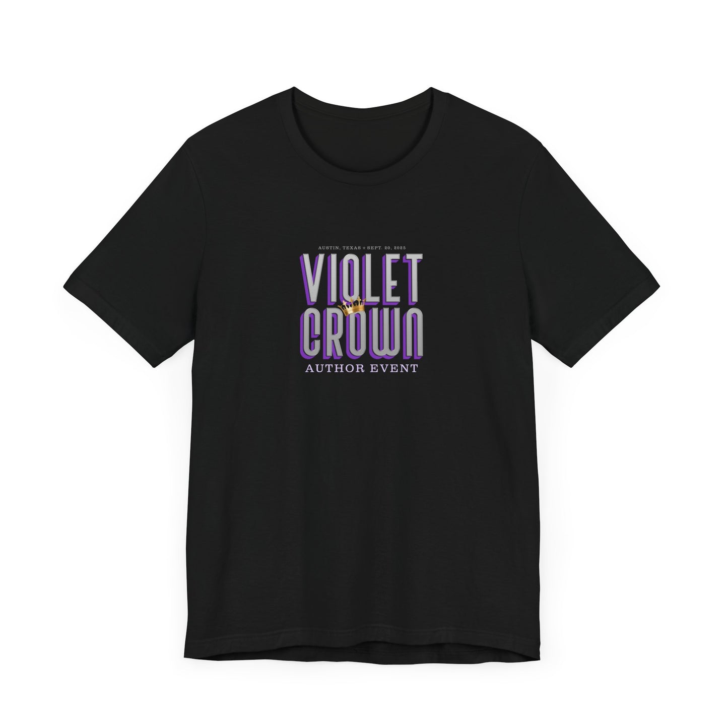 Violet Crown Author Event Unisex Short Sleeve Tee