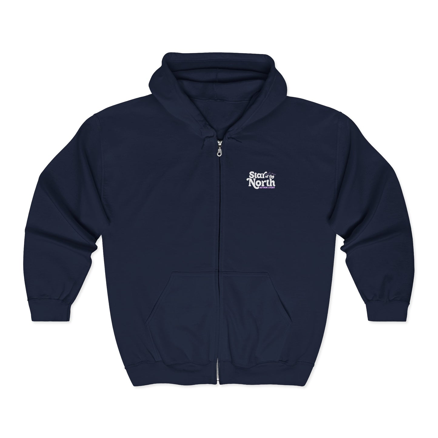 Star of the North Zip Hoodie - Cozy Unisex Sweatshirt for Book Lovers