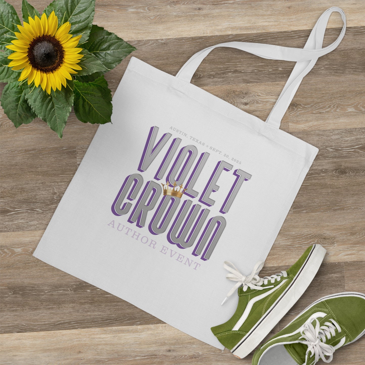 Violet Crown Author Event Tote Bag
