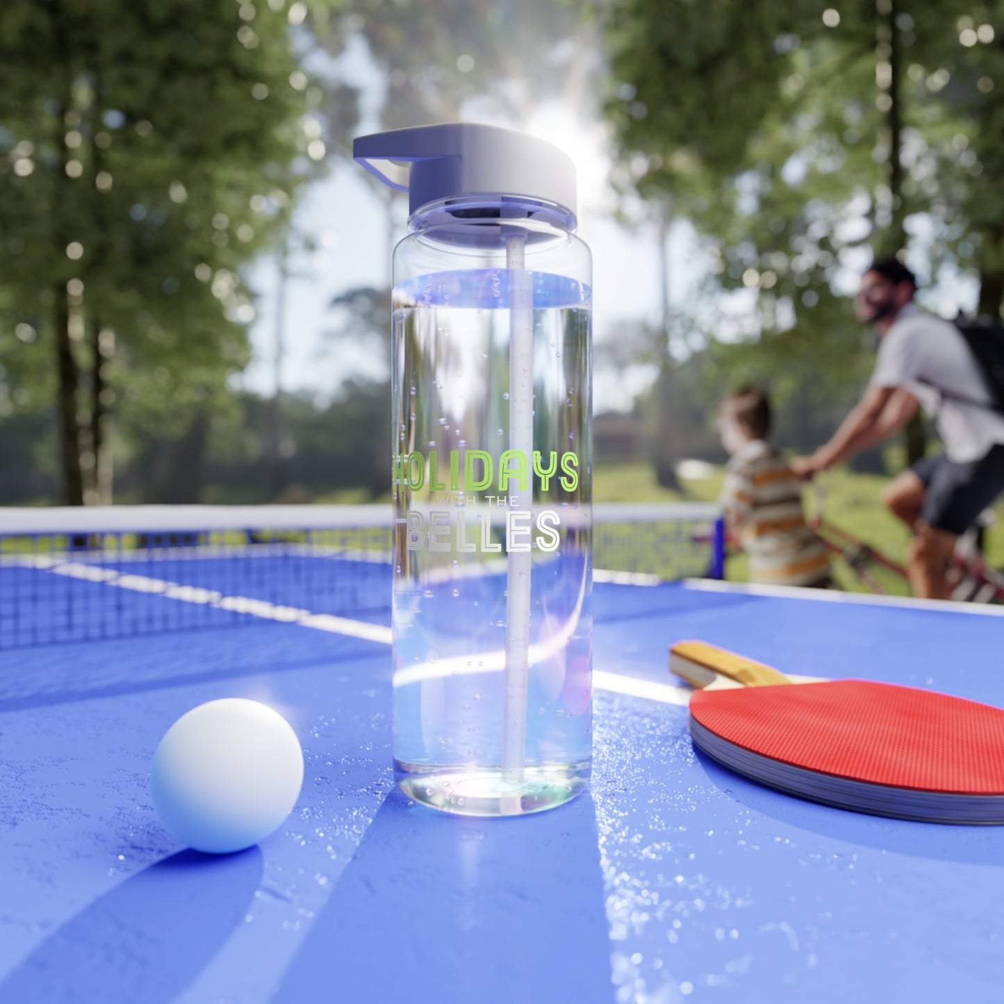 Holidays with the Belles Tritan Water Bottle