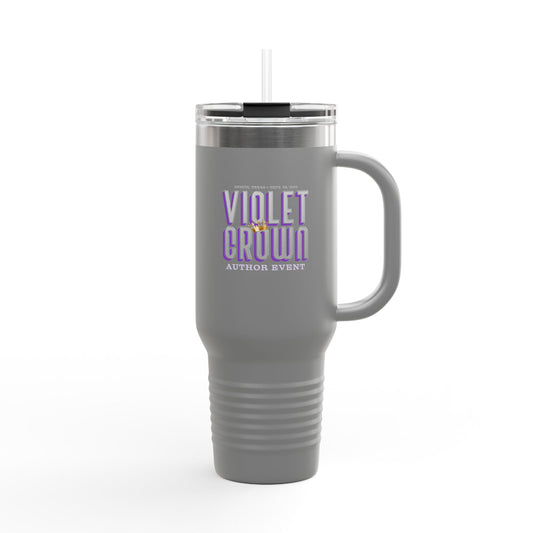 Violet Crown Author Event Insulated Travel Mug, 40oz