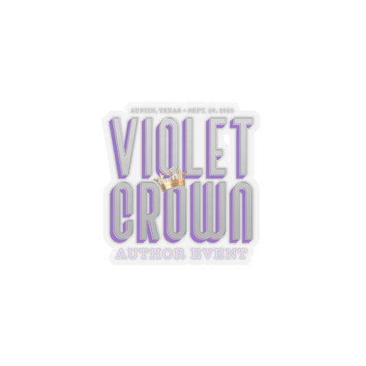 Violet Crown Author Event Stickers