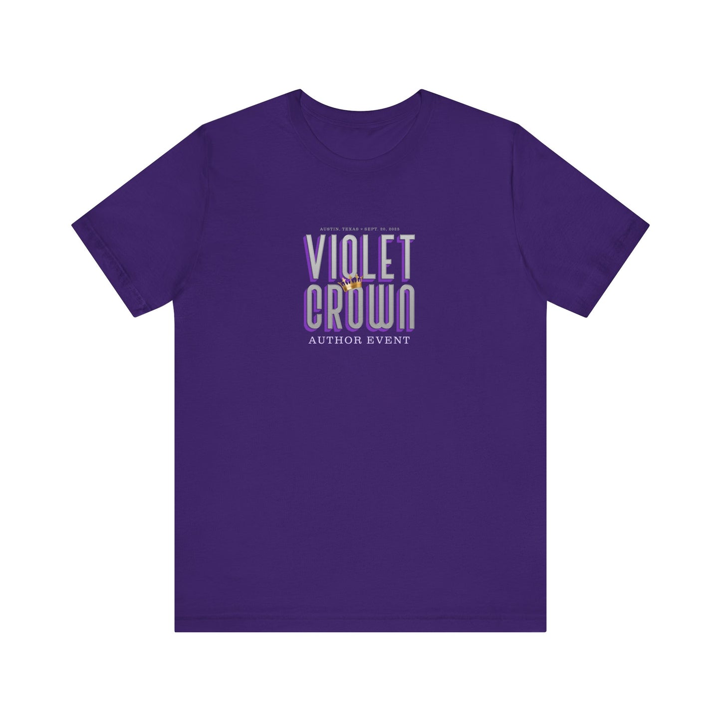 Violet Crown Author Event Unisex Short Sleeve Tee
