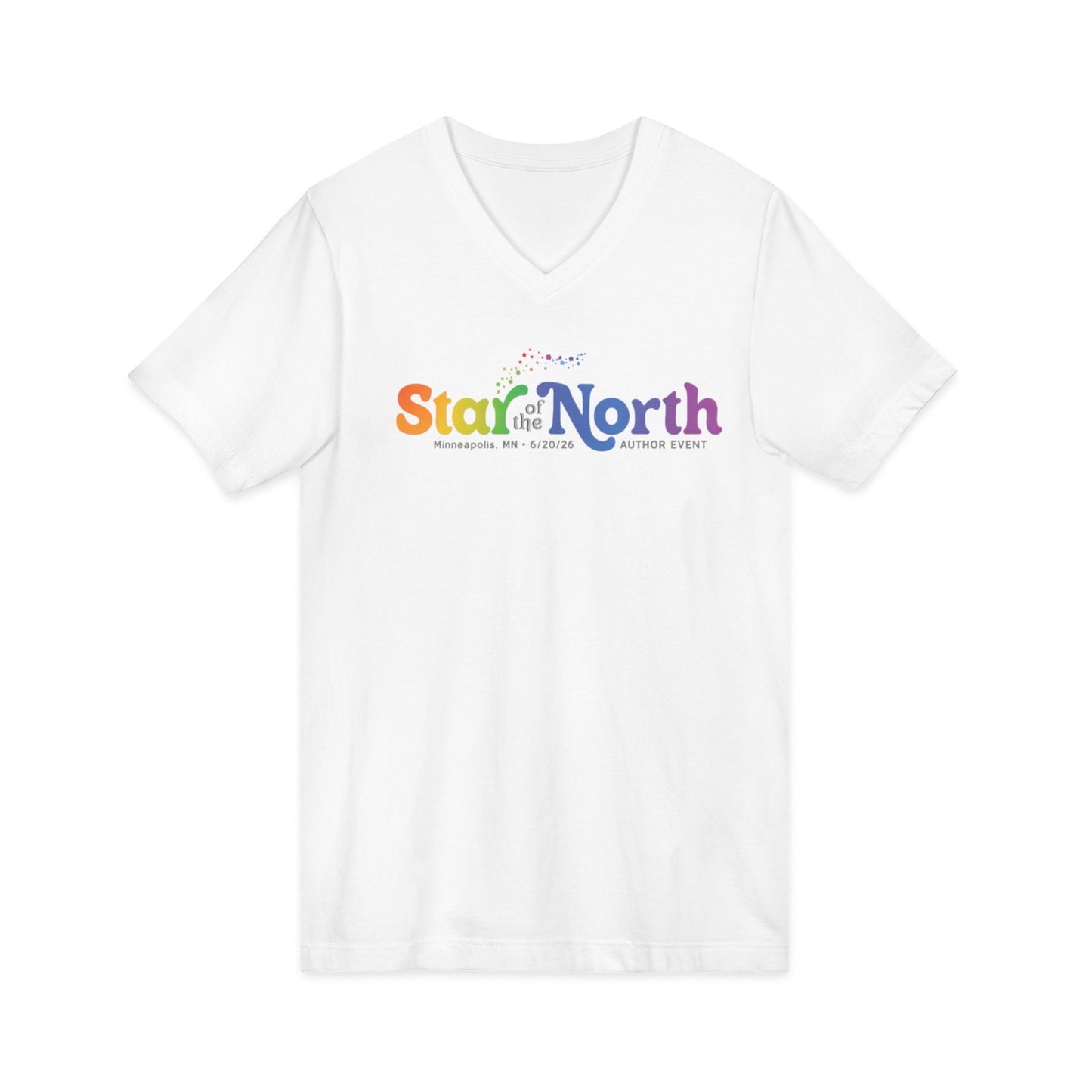 Star of the North Unisex Jersey Short Sleeve V-Neck Tee Version 3