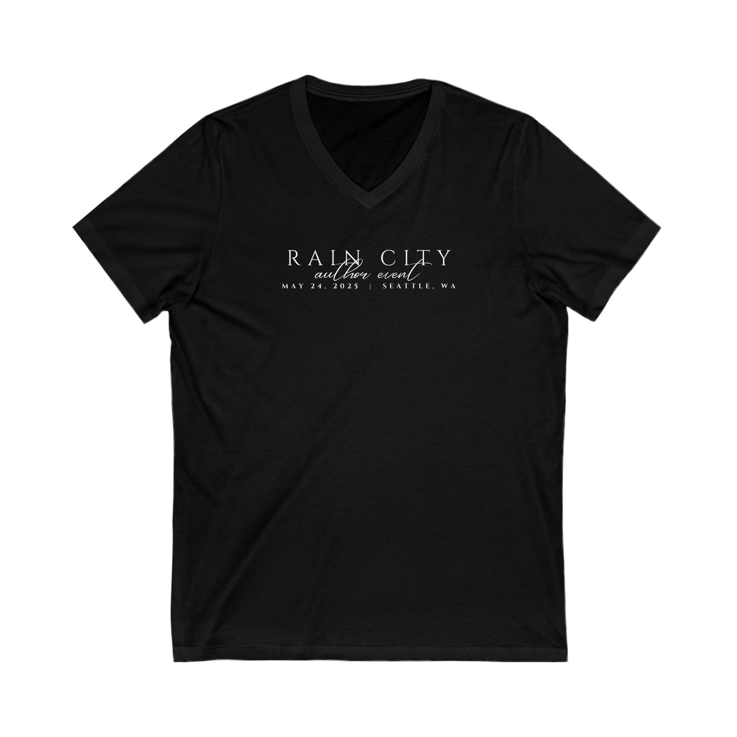 Rain City Author Event Unisex V-Neck Tee