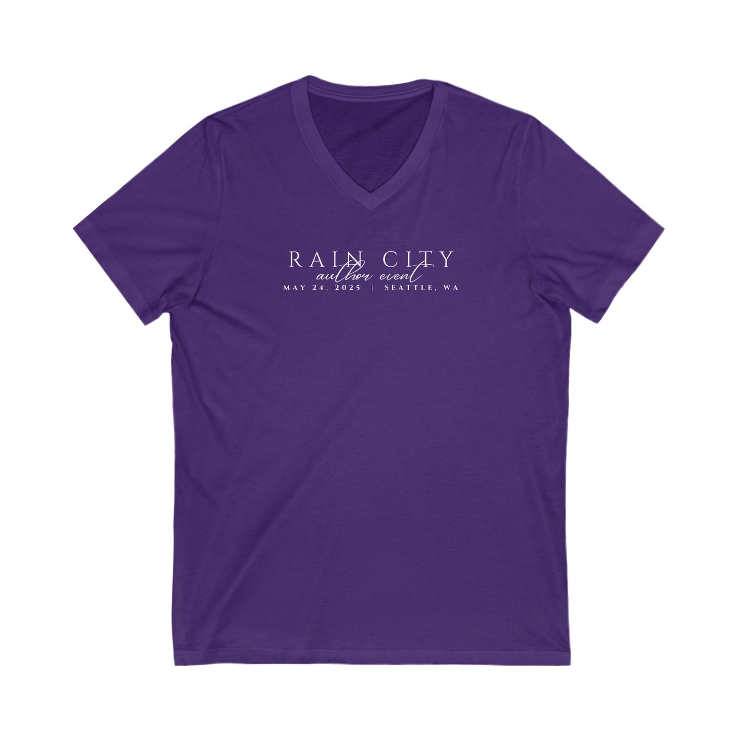 Rain City Author Event Unisex V-Neck Tee