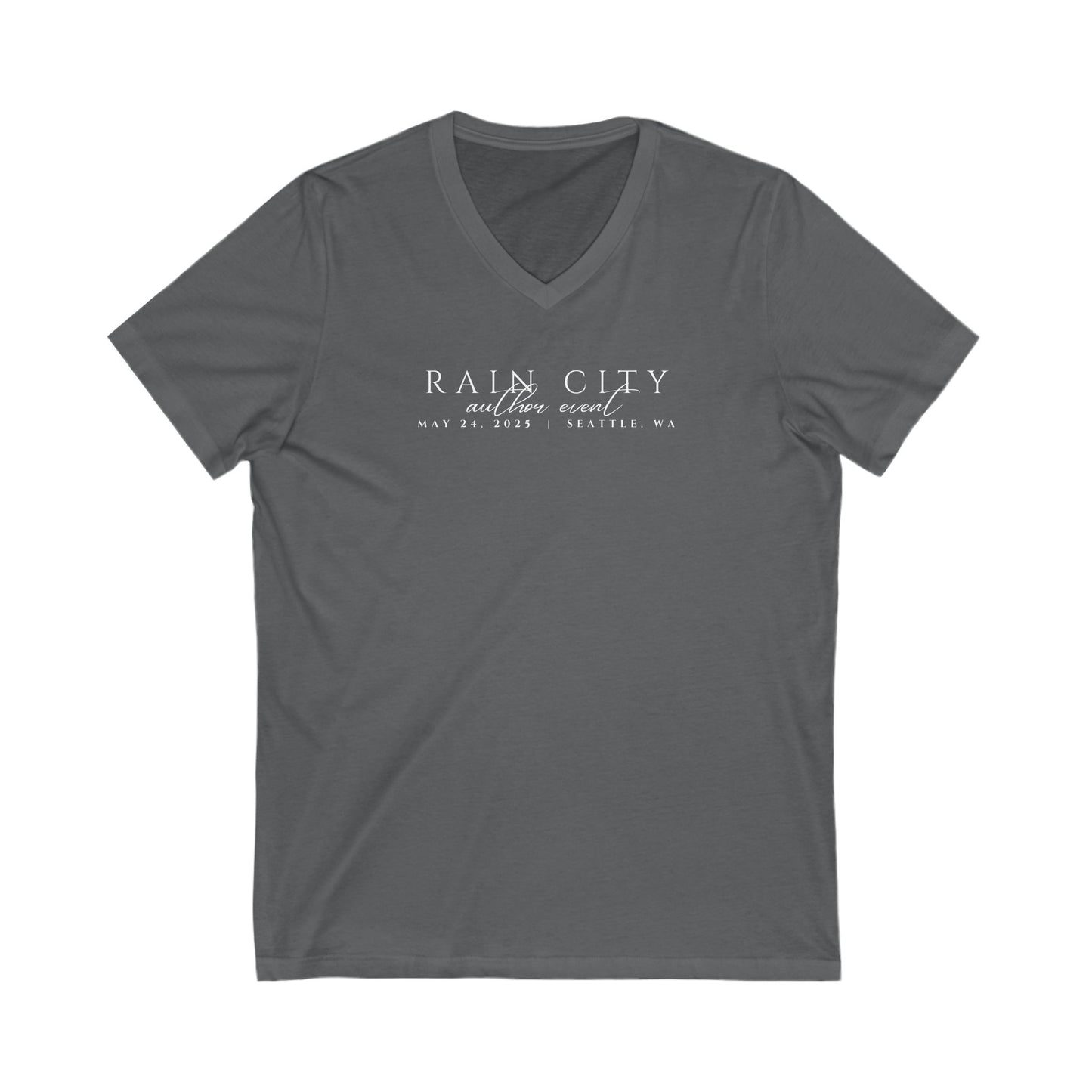 Rain City Author Event Unisex V-Neck Tee