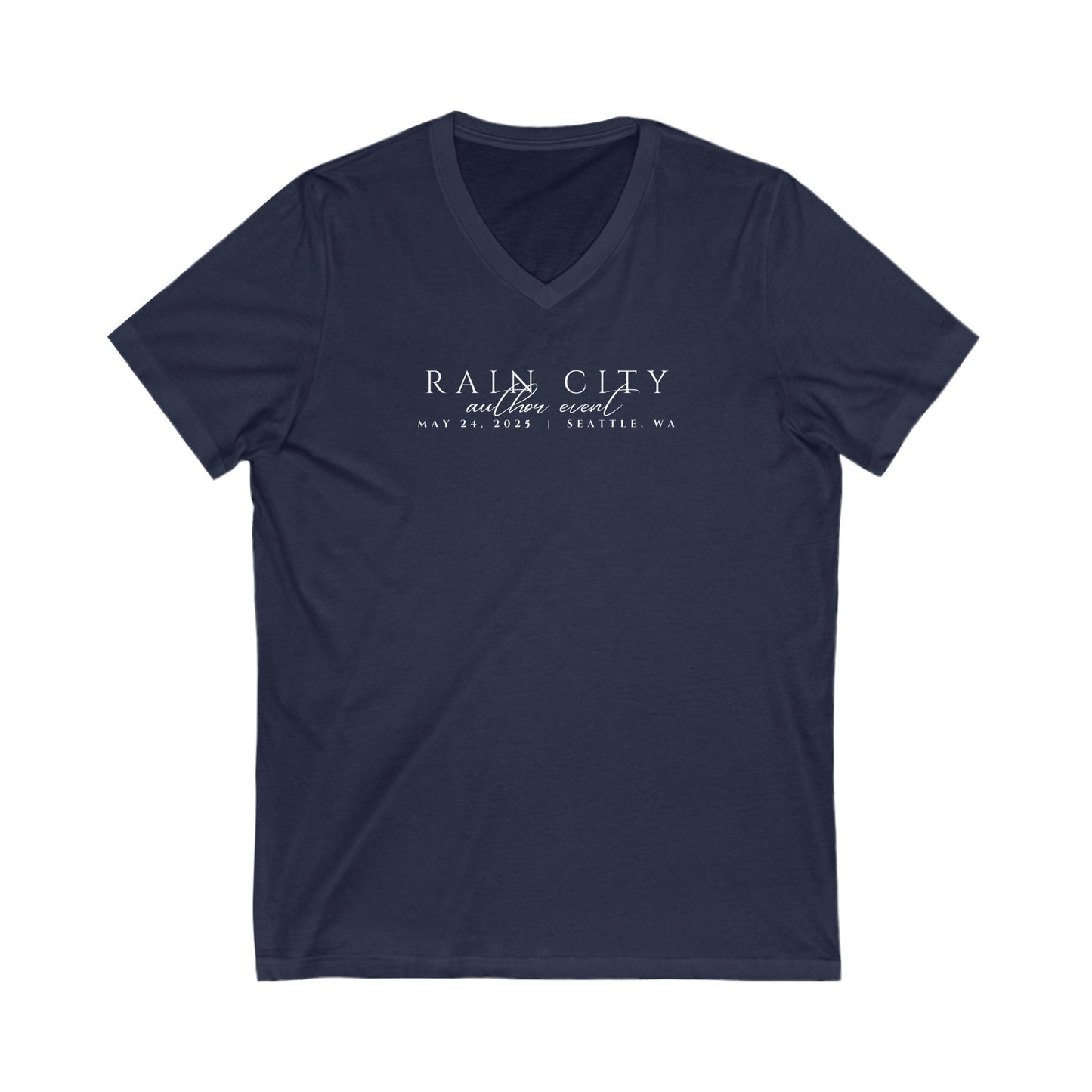 Rain City Author Event Unisex V-Neck Tee