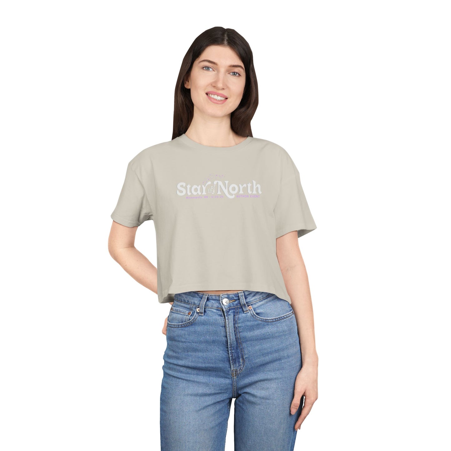 Star of the North Women's Crop Tee