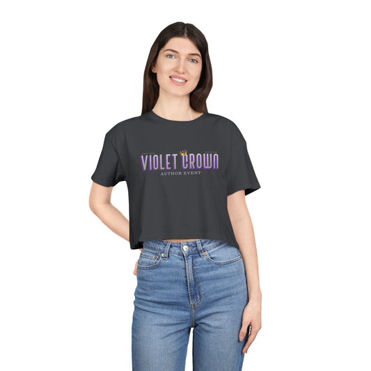 Violet Crown Author Event Women's Crop Tee