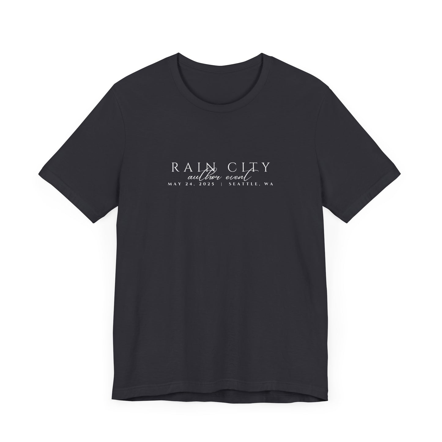 Rain City Author Event Unisex Jersey Tee Version 2