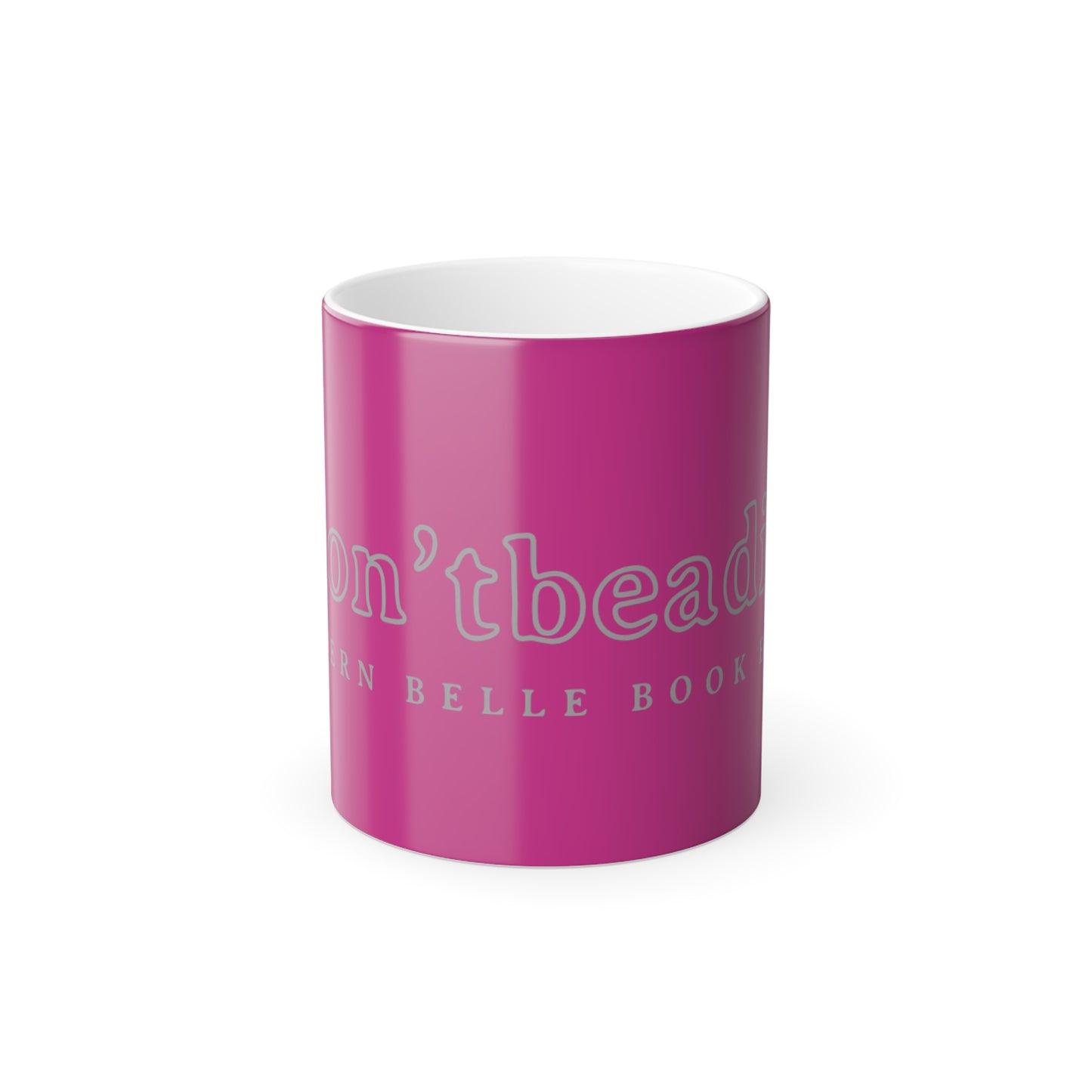 Southern Belle Book Events Color Morphing Mug - Heat Activated Color Change Coffee Cup, Unique Gift for Book Lovers
