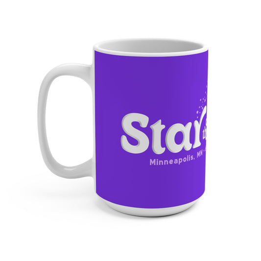 Purple Star of the North 15 oz Mug