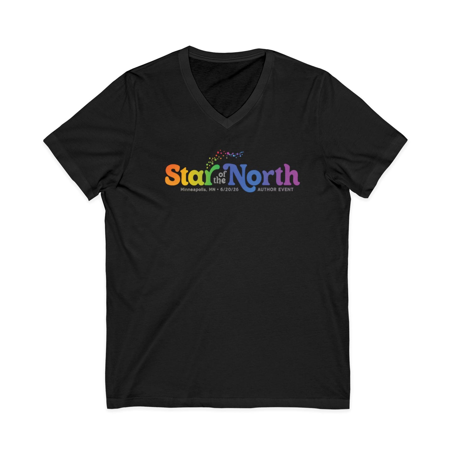 Star of the North Unisex Jersey Short Sleeve V-Neck Tee Version 3