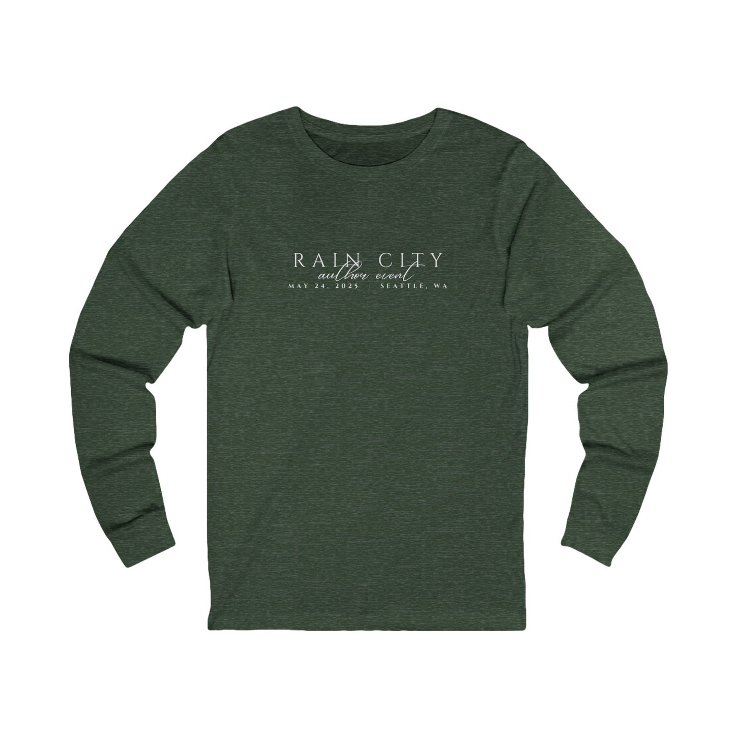 Rain City Author Event Unisex Jersey Long Sleeve Tee