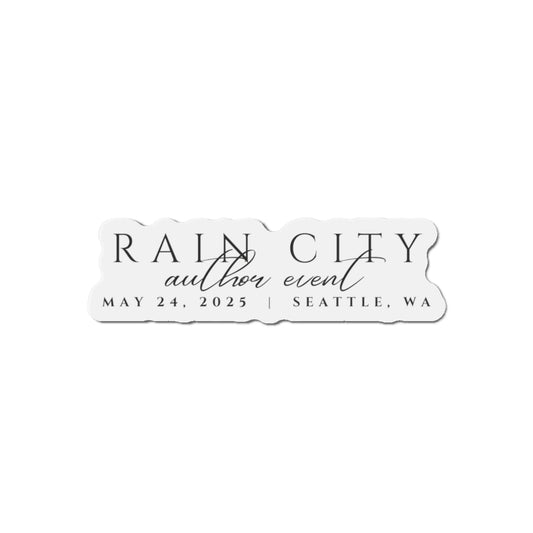 Rain City Author Event Die-Cut Magnets
