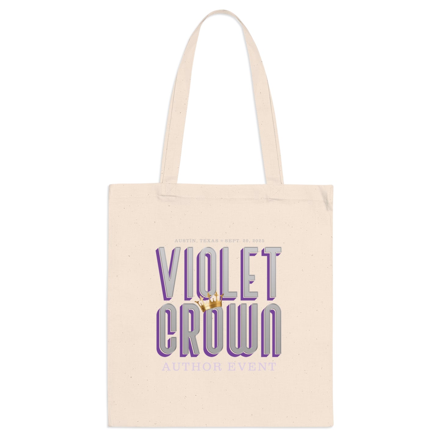 Violet Crown Author Event Tote Bag