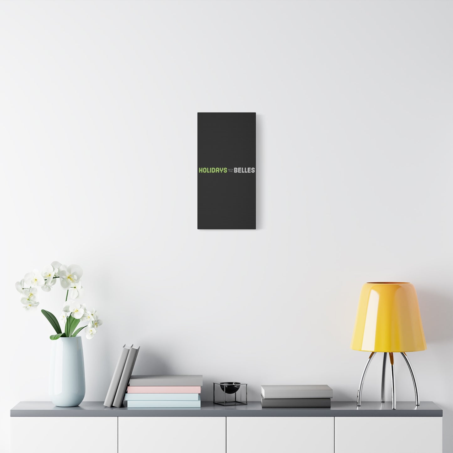 Holidays with the Belles Canvas - Black