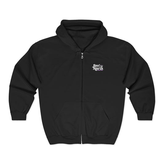 Star of the North Zip Hoodie - Cozy Unisex Sweatshirt for Book Lovers