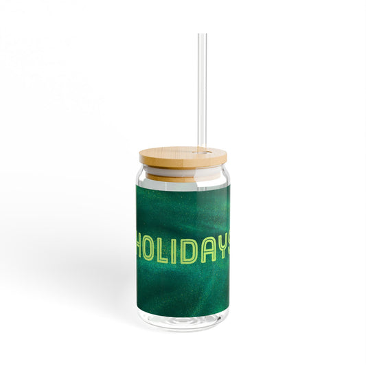 Holidays with the Belles Sipper Glass, 16oz Version 2