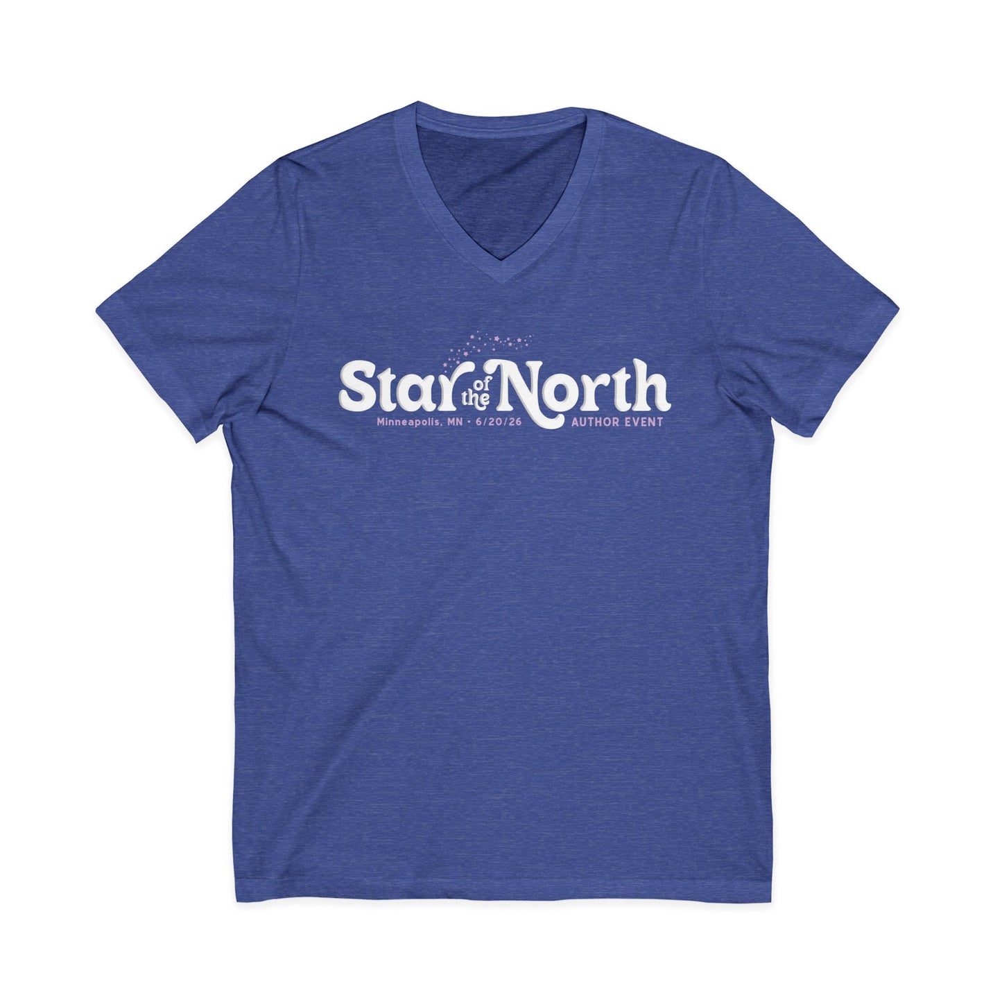 Star of the North Unisex Jersey Short Sleeve V-Neck Tee Version 2