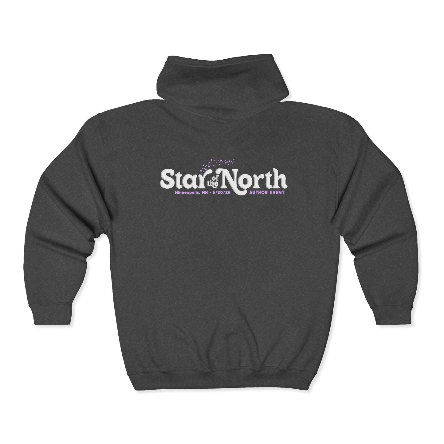 Star of the North Zip Hoodie - Cozy Unisex Sweatshirt for Book Lovers