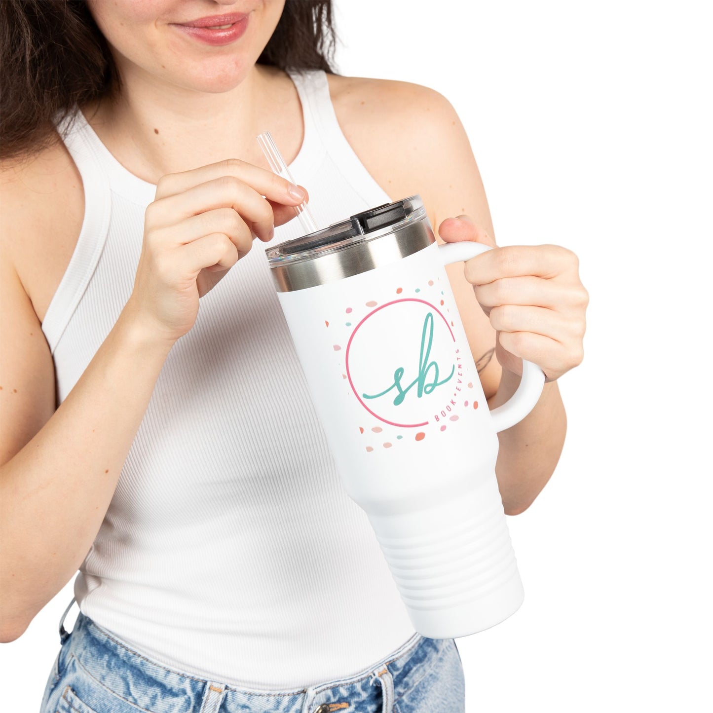 Southern Belle Book Events Insulated Travel Mug, 40oz