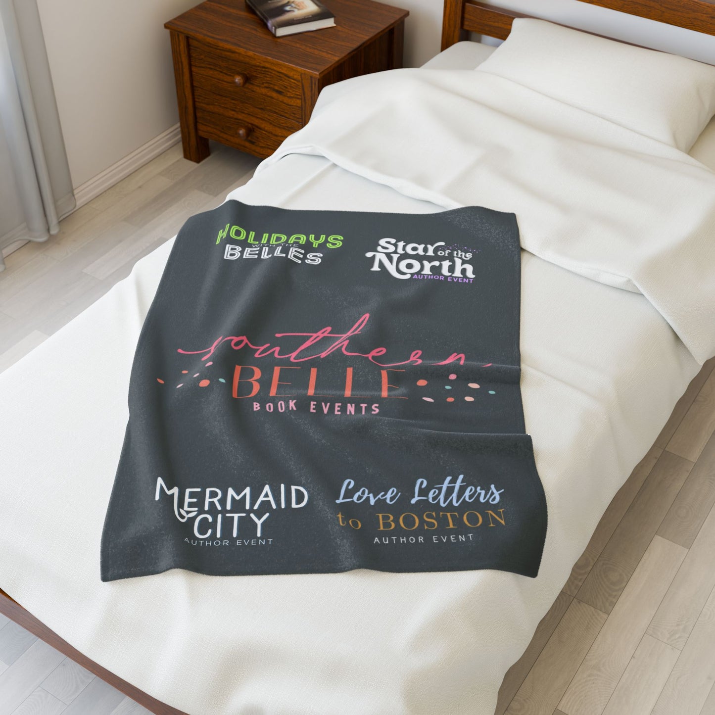 2026 Southern Belle Book Events Cozy Velveteen Plush Blanket Version 2
