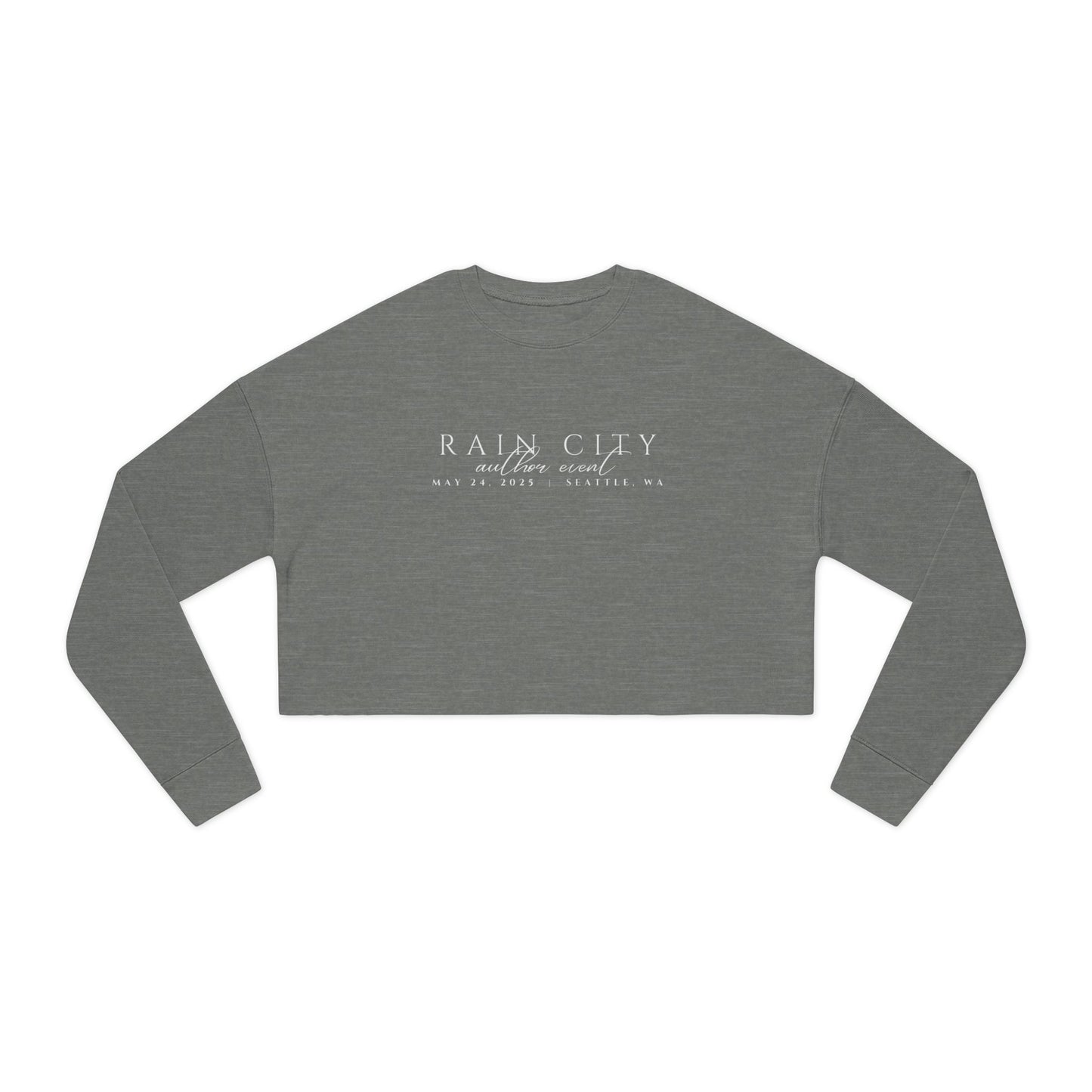 Rain City Author Event Women's Cropped Sweatshirt