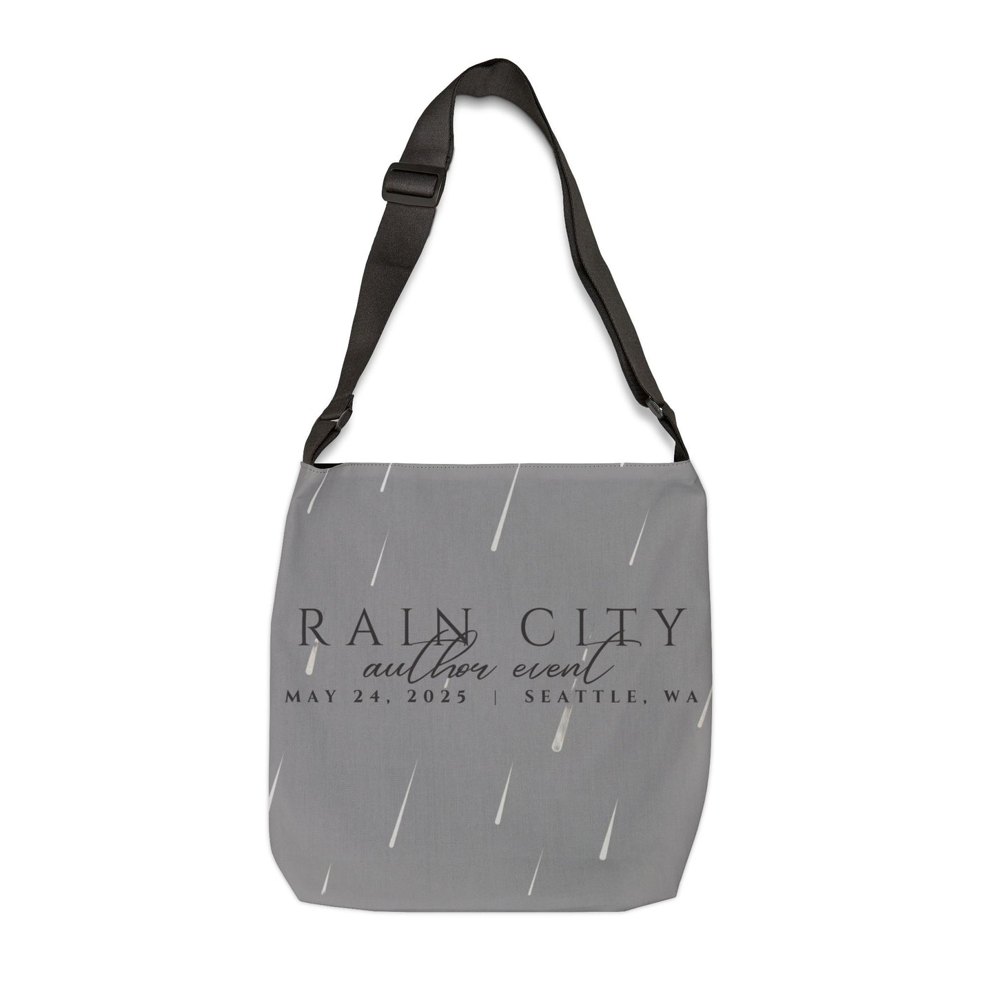 Rain City Author Event Adjustable Tote Bag