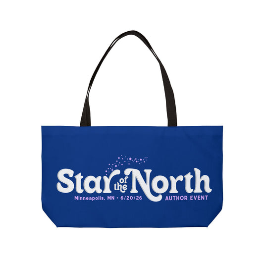 Star of the North Weekender Tote Bag - Blue