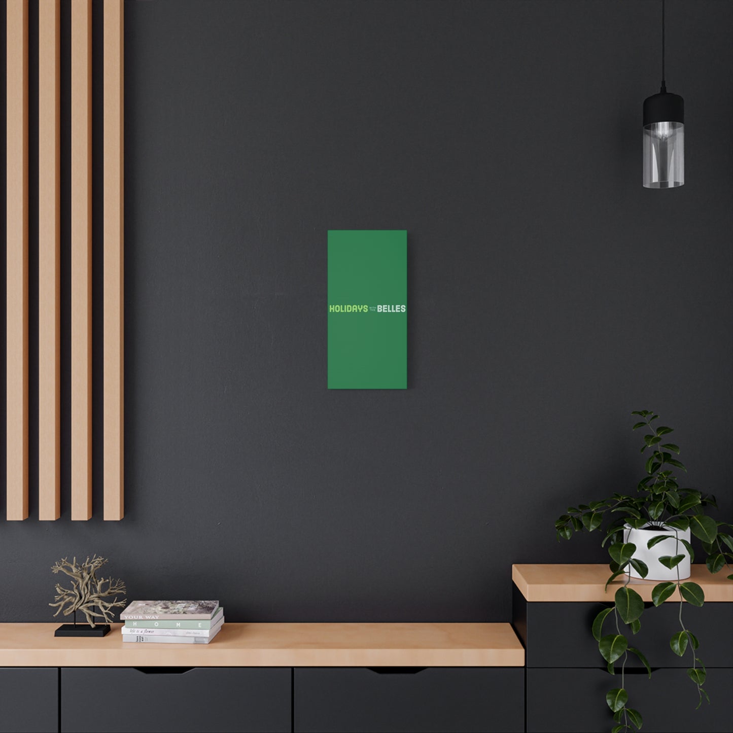 Holidays with the Belles Canvas -  Green