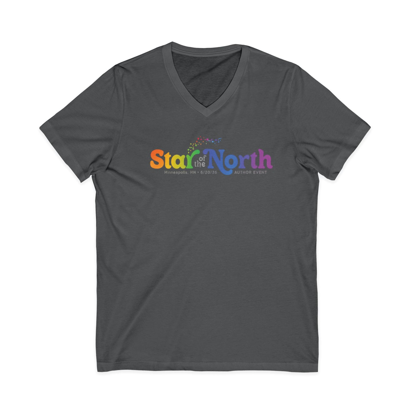 Star of the North Unisex Jersey Short Sleeve V-Neck Tee Version 3